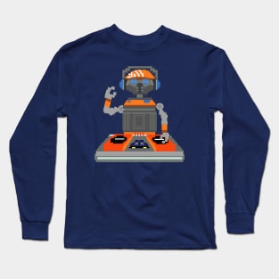 16 Bit Galaxy DJ Long Sleeve T-Shirt